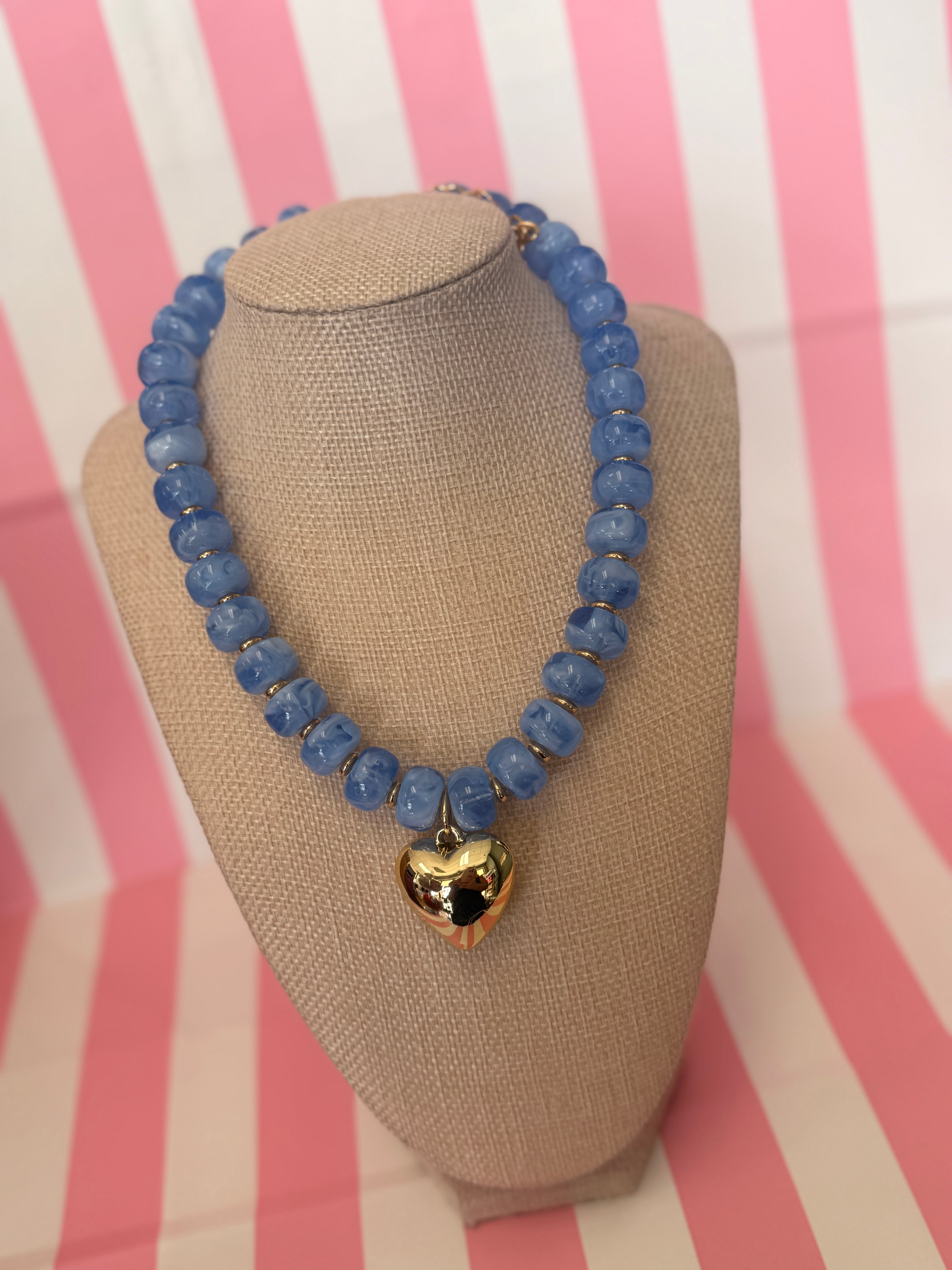 Bubble Big Heart Necklace