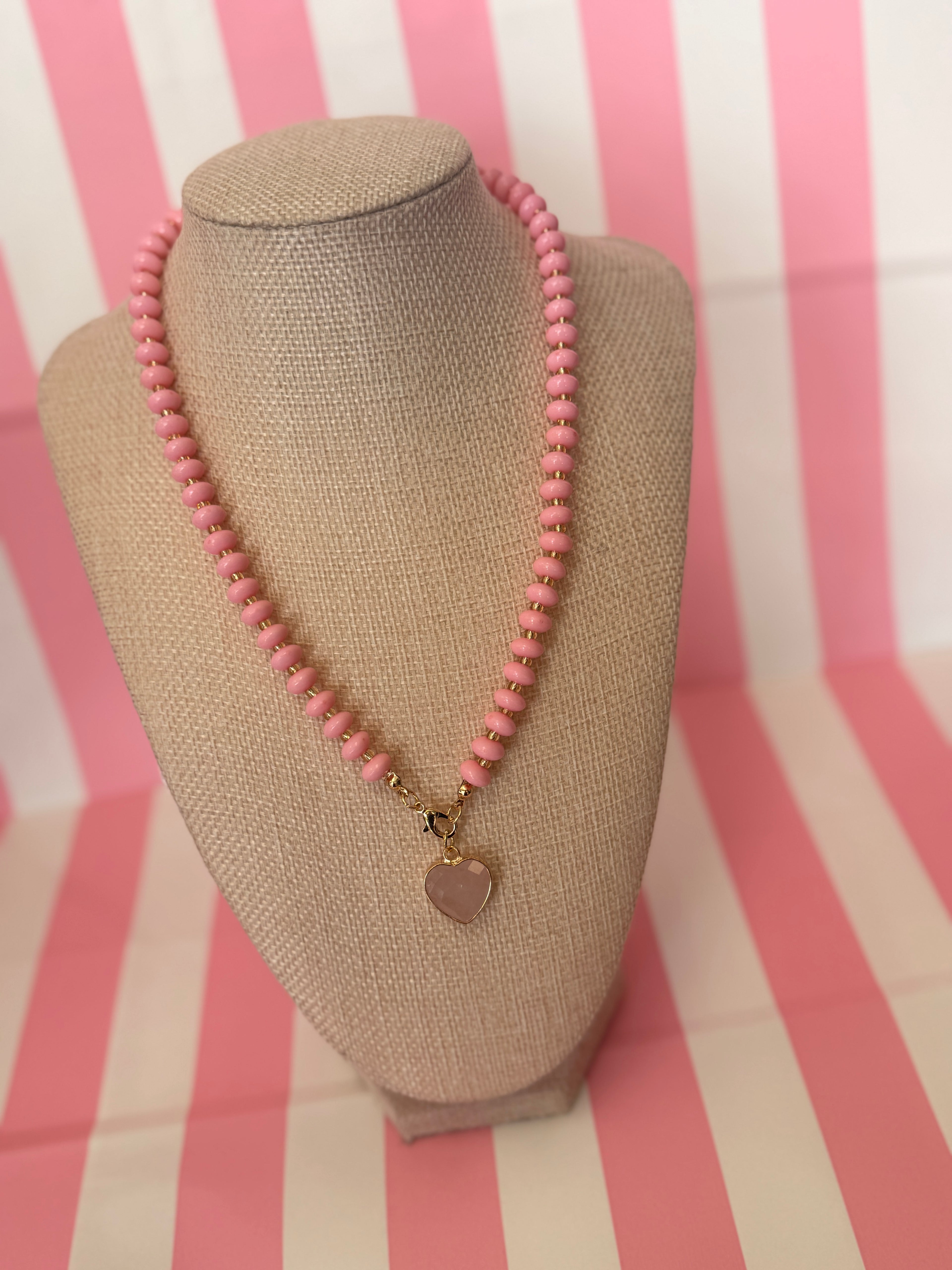 Beaded Heart Necklace