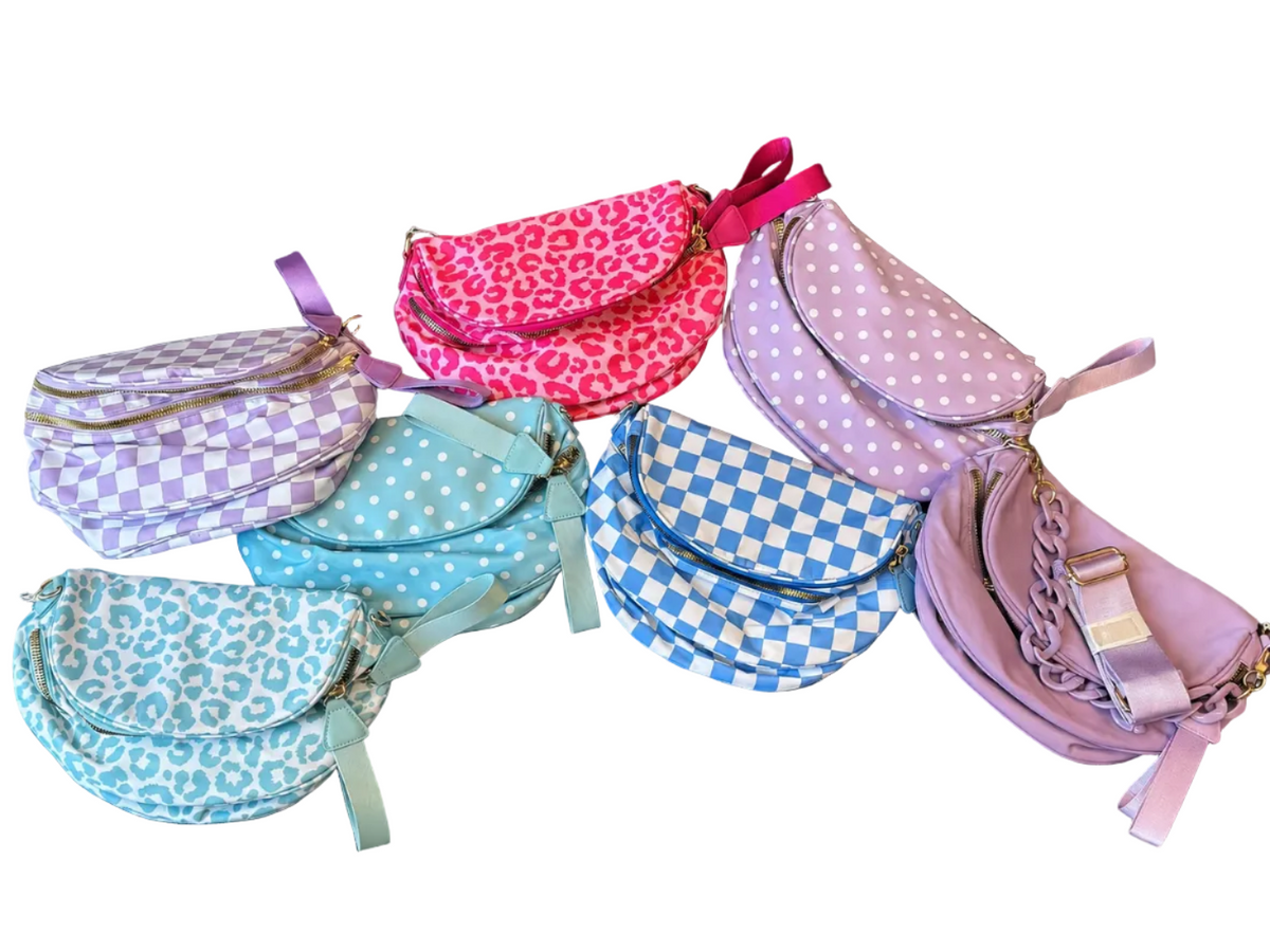 Crossbody Bum Bag with Matching Chain