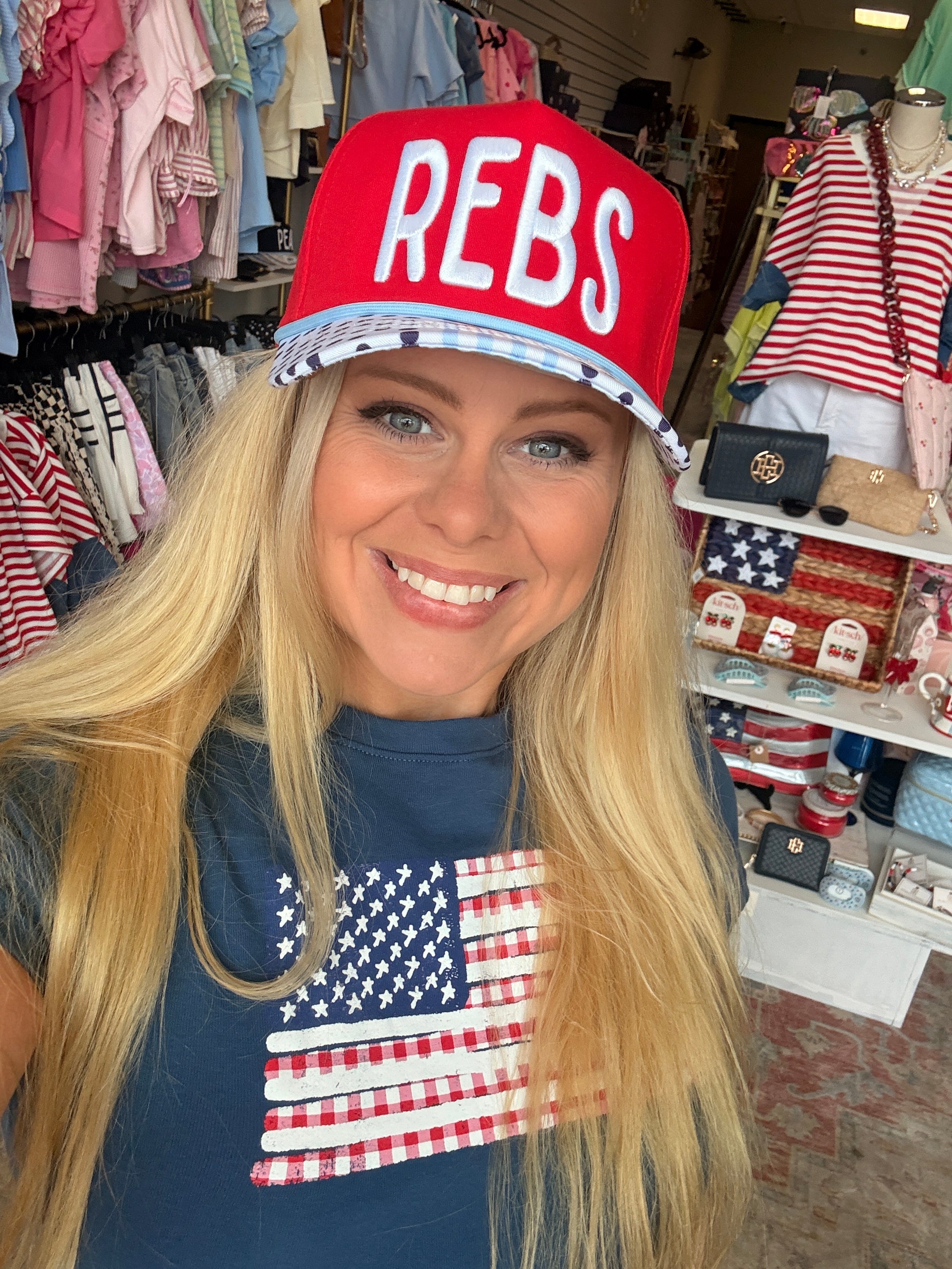 Rebs/Dawgs 3D Embroidered Trucker Hats