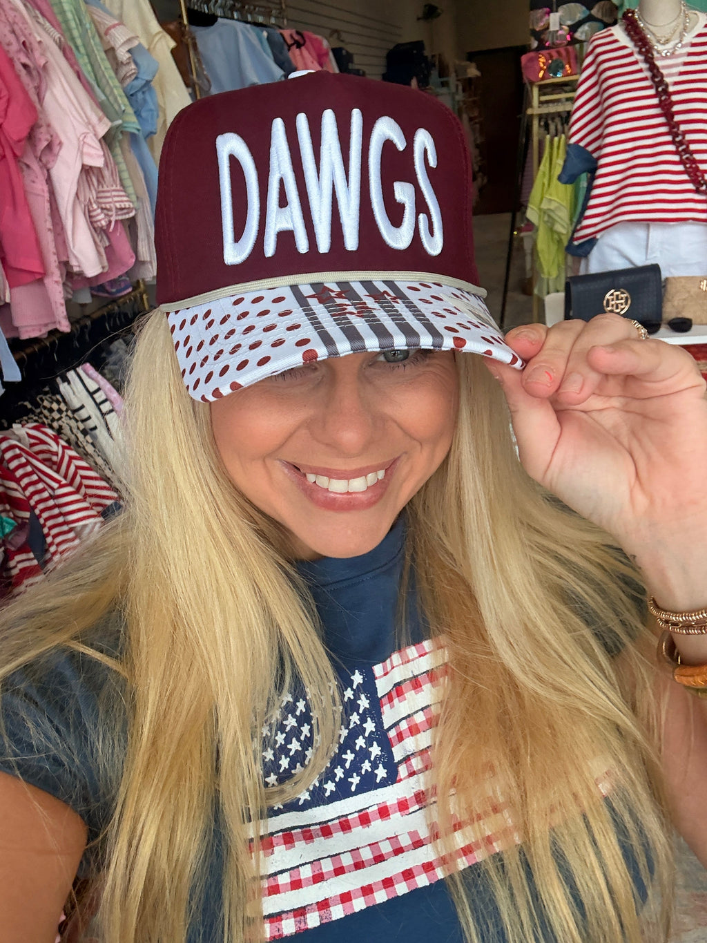 Rebs/Dawgs 3D Embroidered Trucker Hats