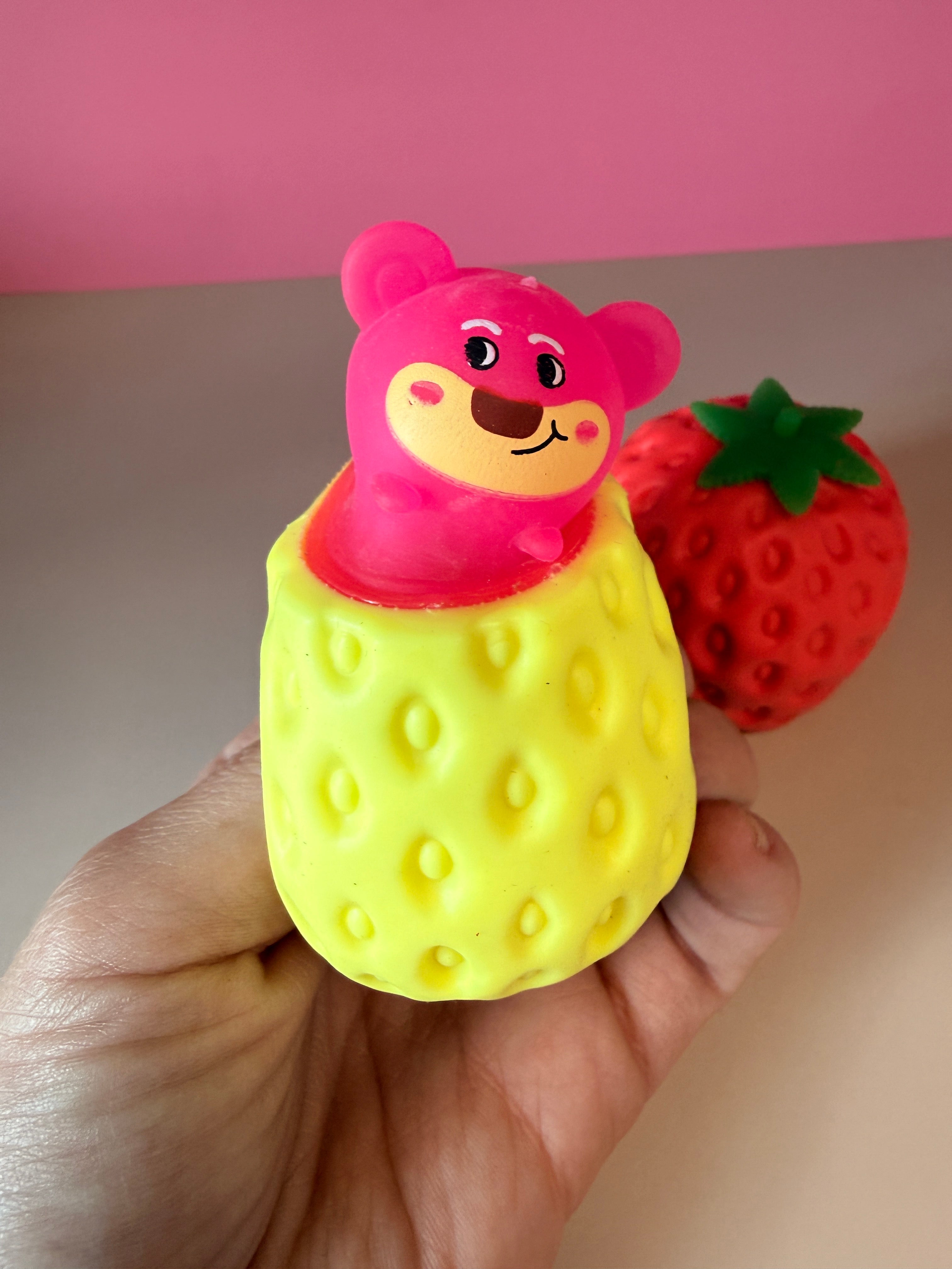Pop Up Strawberry Bear