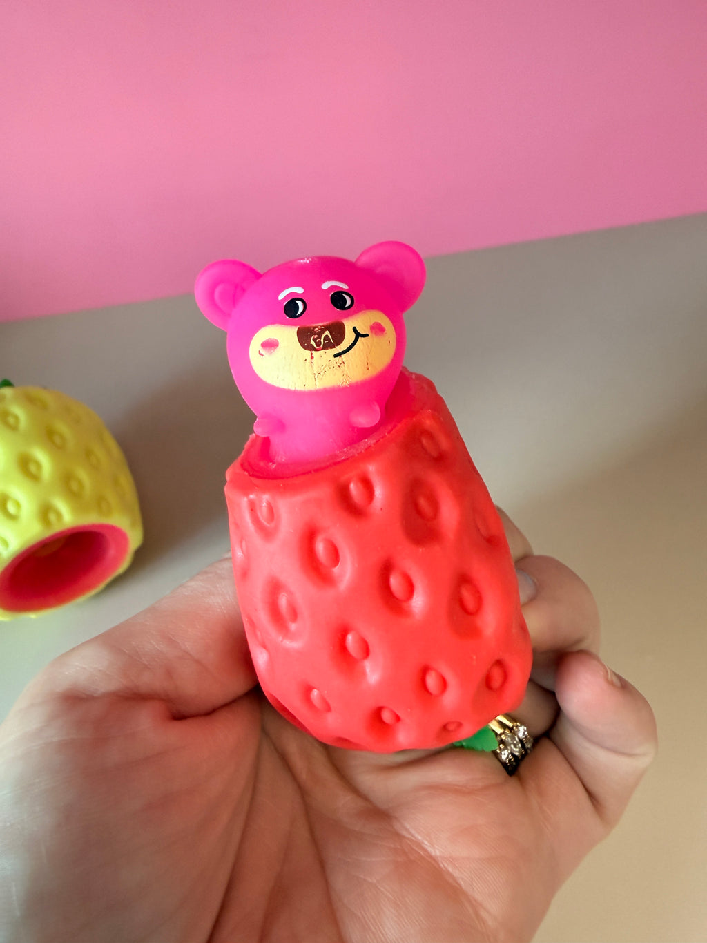 Pop Up Strawberry Bear