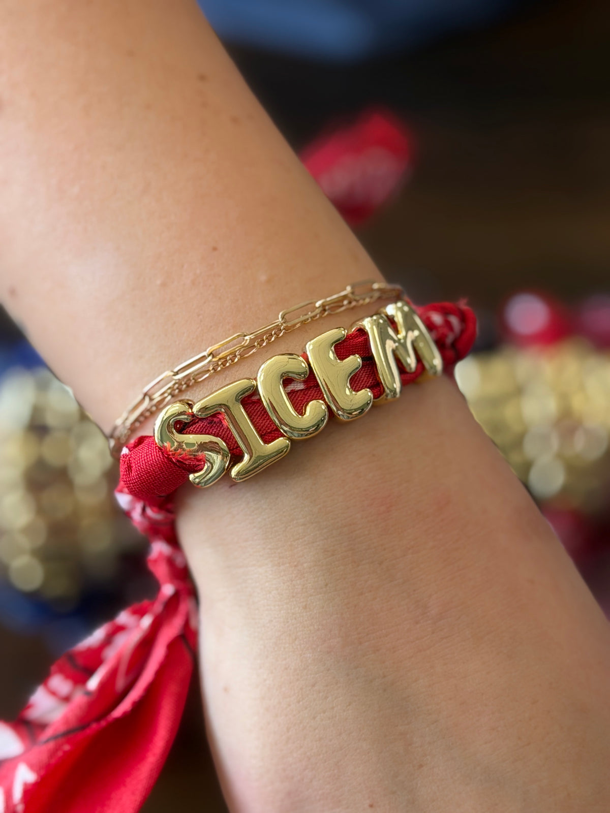 Bandana Game Day Bracelets