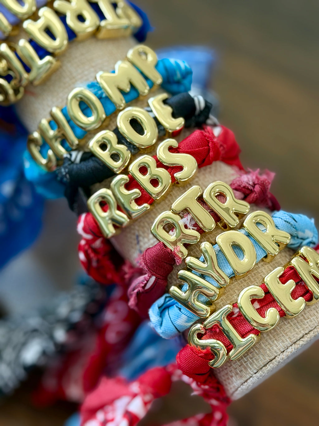 Bandana Game Day Bracelets