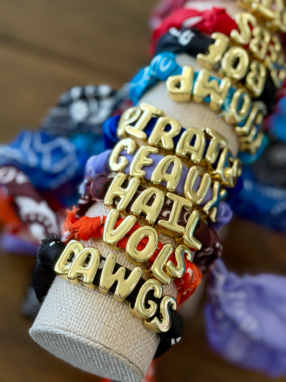 Bandana Game Day Bracelets